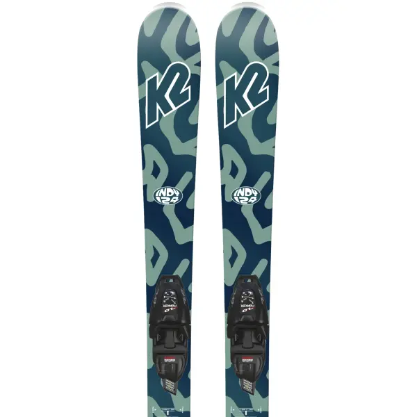 Børneski K2 Indy + FDT 4.5 (100cm - Blå)