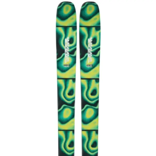Twintip Ski K2 Omen 85 (169cm - Grøn)