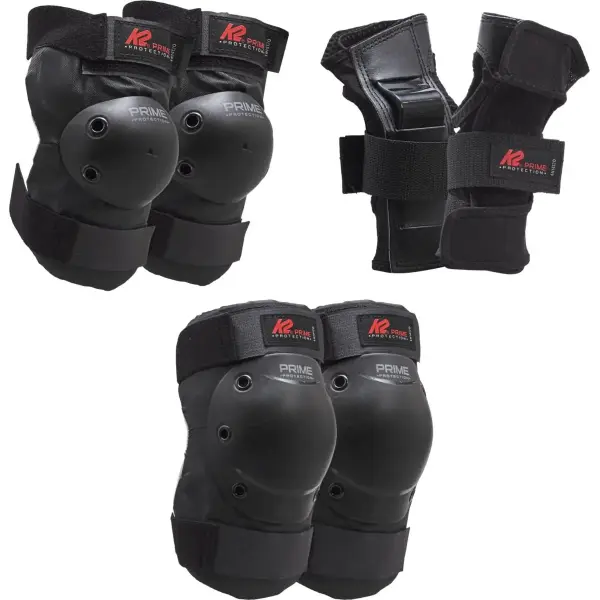 K2 Prime Pad Set, beskyttelsessæt, herre, sort