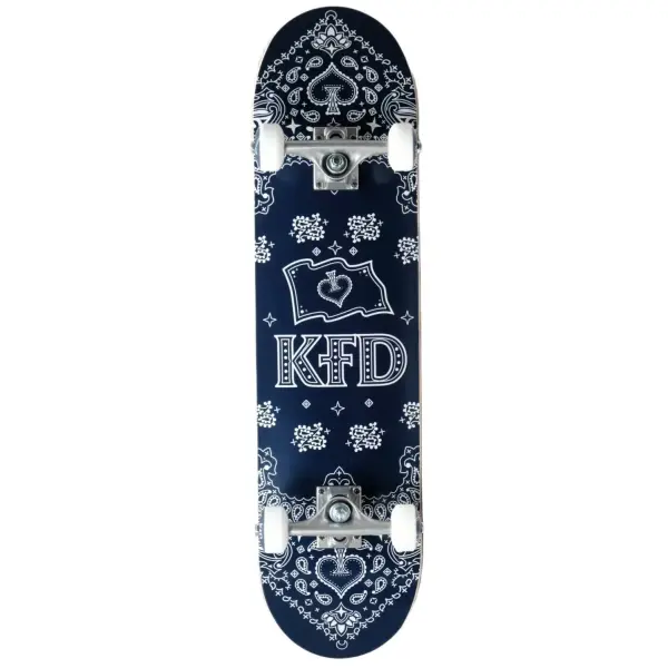 Skateboard Komplettboard KFD Bandana (7.75" - Navy)