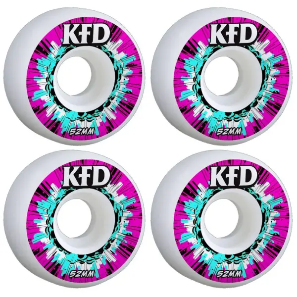 Skateboard Rollen KFD Blast 4 Stk. (52mm - Pink)