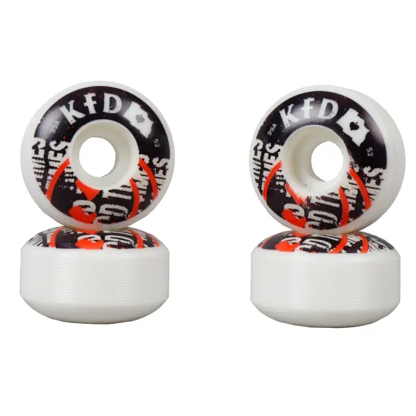 Skateboard Hjul KFD DIY 4-Pak (52mm - Red)