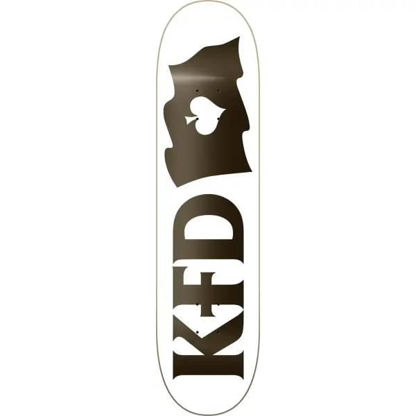 Skateboard Deck KFD Flagship (8" - Weiß)