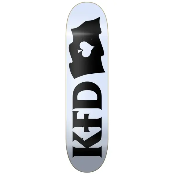 Skateboard Deck KFD Logo Flagship (8" - White)