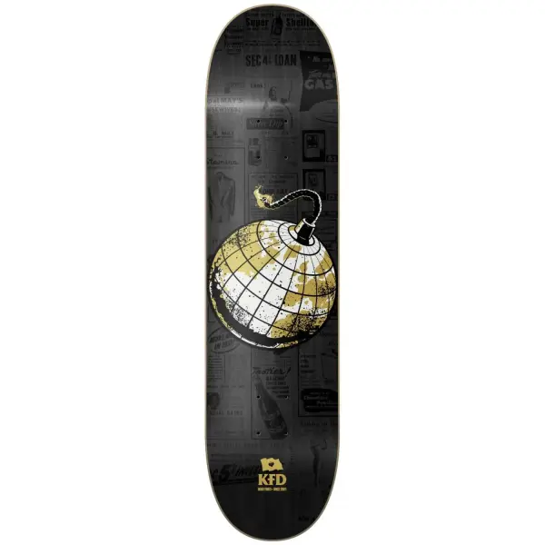 Skateboard Deck KFD Premium Bomb (8.325" - Gold)