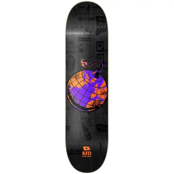 Skateboard Deck KFD Premium Bomb (8" - Red)