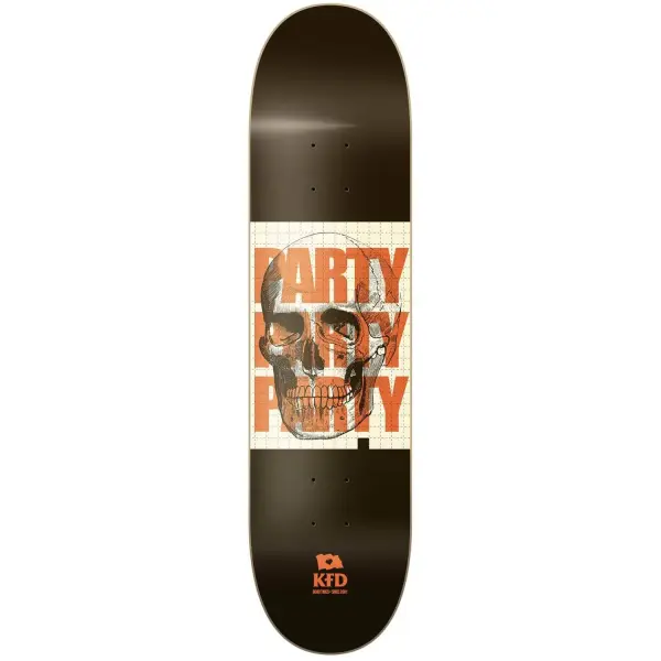 Skateboard Deck KFD Premium Party (8.25" - Red)