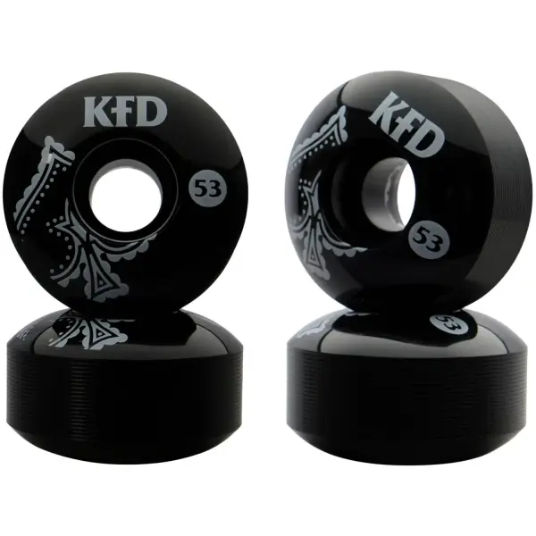 Skateboard Hjul KFD Team 100A 4-Pak (53mm - Bandana)