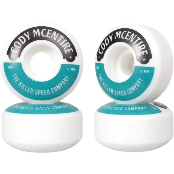 Skateboard Rollen Killer Cody Mcentire 99A Pro 4 Stk. (51mm - Cody Motto)