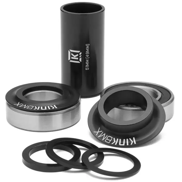 BMX Tretlager Kink Mid (19mm - Matte Black)