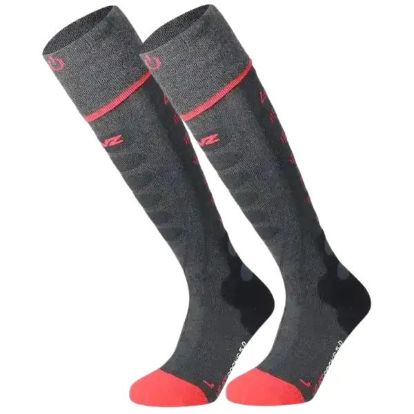 Lenz Heat Socks 5.1 Toe Cap (Grau - 35-38)