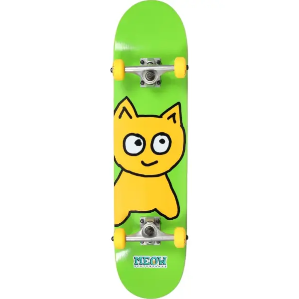 Komplet Skateboard Meow Big Cat (8" - Grøn)