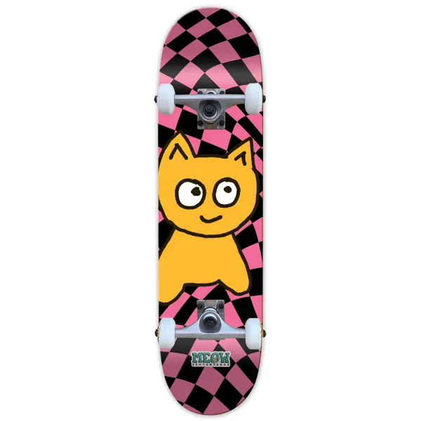 Skateboard Børn Meow Soft Top (6.5" - Pink)