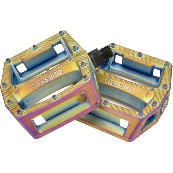 BMX Pedale Mission Impulse (Oil Slick)