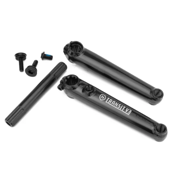 BMX Kurbel Mission Transit V3 (160mm - Schwarz)
