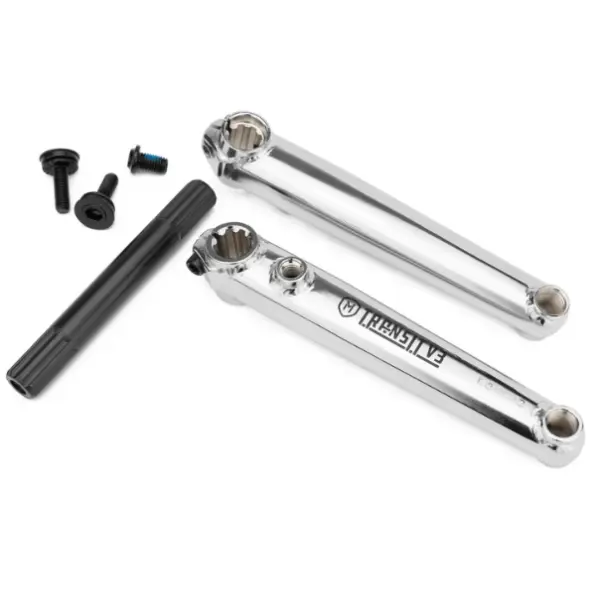 BMX Kurbel Mission Transit V3 (160mm - Chrome)
