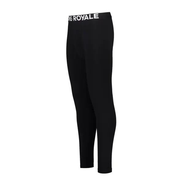Mons Royale Cascade Merino Base Layer, skiunderbukser, herre, sort