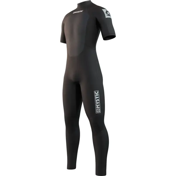 Neoprenanzug Mystic Brand Shortarm 3mm Backzip (XS - Schwarz)
