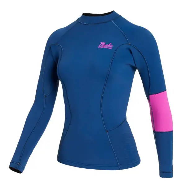 Rash Guard Mystic Lunar L/S Vest Neoprene 2mm Damen (XS - Summer Blue)