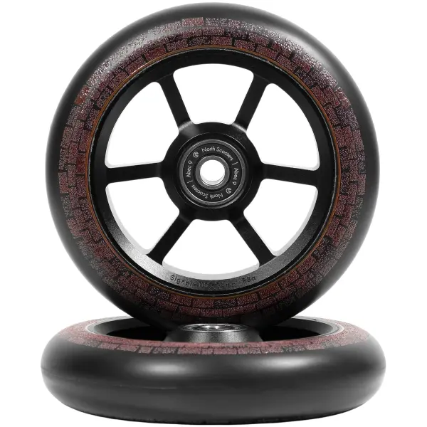 Stunt Scooter Rollen North Garrett Braz G5 2 Stk. (110mm - Matte Black/Dark Brown)