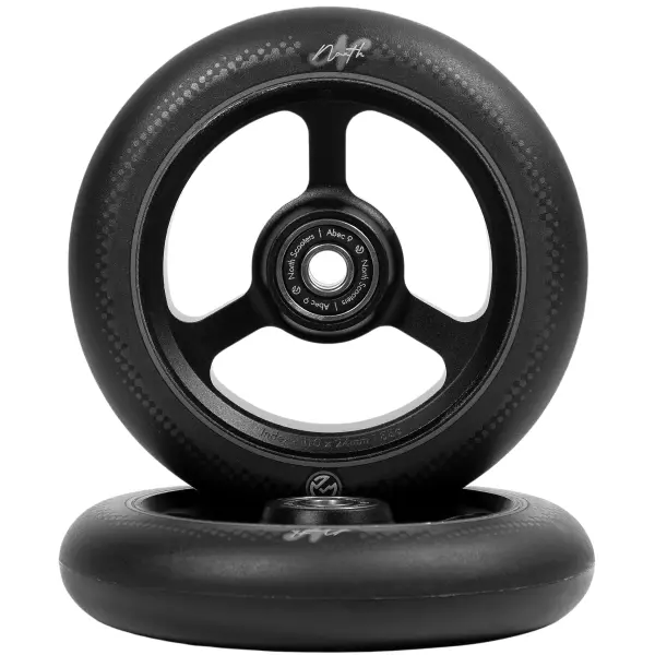 Hjul Til Løbehjul North Index 2-Pak (115mm - Black/Black)