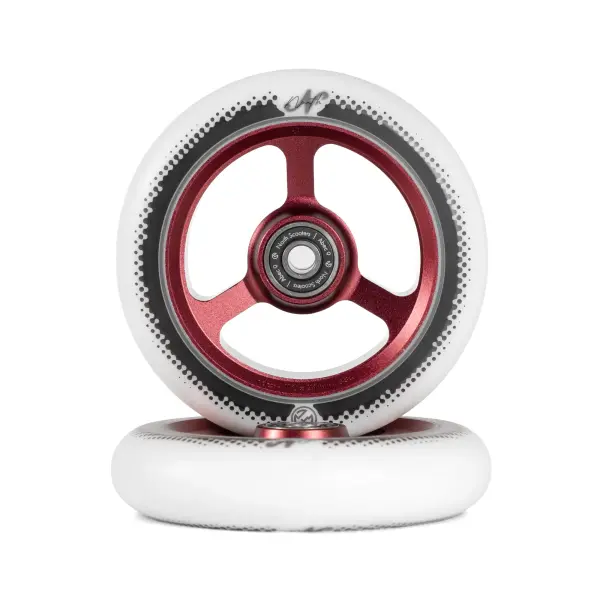Stunt Scooter Rollen North Index 2 Stk. (110mm - Wine Red/White Pu)