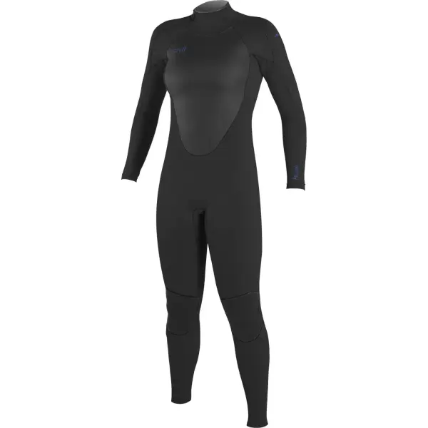 Epic 5/4mm Back Zip Full, våtdrakt, dame Black/Black/Black