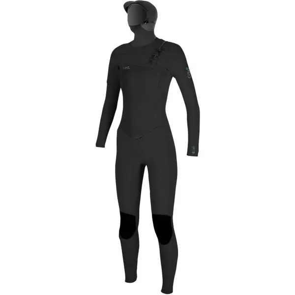 Neoprenanzug Damen O'Neill Epic 6mm Hooded Chest Zip (8 - Schwarz)