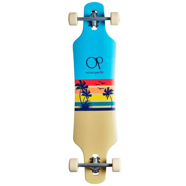 Longboard Komplettboard Ocean Pacific Sunset (39" - Blau)