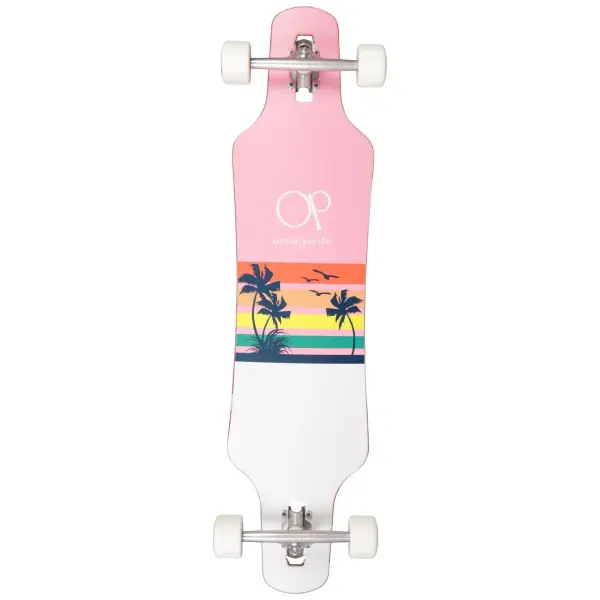 Longboard Komplettboard Ocean Pacific Sunset (39" - Pink)