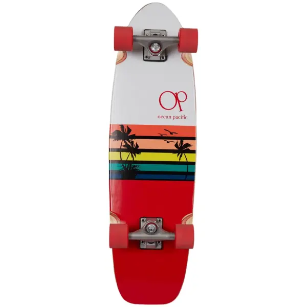 Cruiser Board Ocean Pacific Sunset Komplettboard (30" - Weiß)