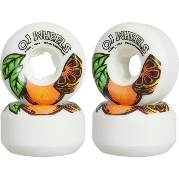Skateboard Rollen OJ's From Concentrate Hardline 101A 4 Stk. (53mm - New)