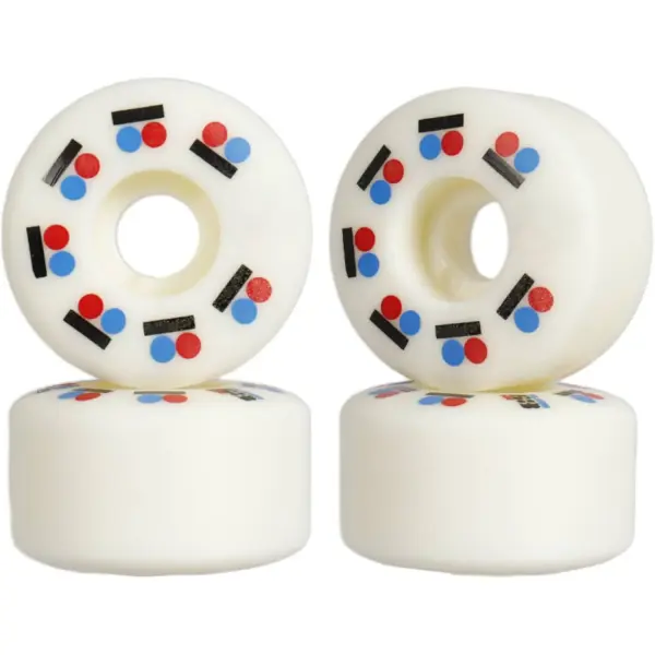 Skateboard Rollen Plan B Iconic 102A 4 Stk. (54mm - Weiß)