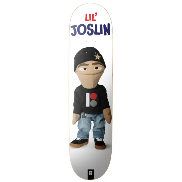 Skateboard Deck Plan B Lil Buddies (8" - Weiß/Schwarz/Gelb)