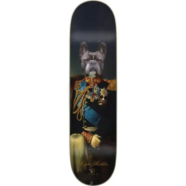 Skateboard Deck Plan B Portrait Sheckler (8.125" - Sort)