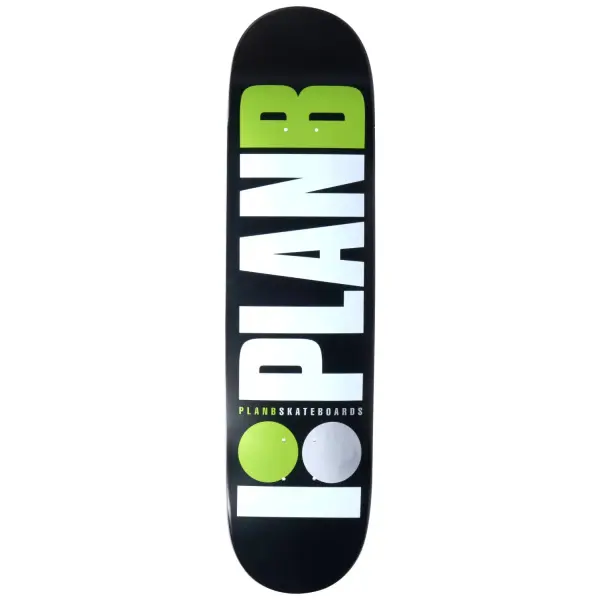Skateboard Deck Plan B Team (8" - Green)