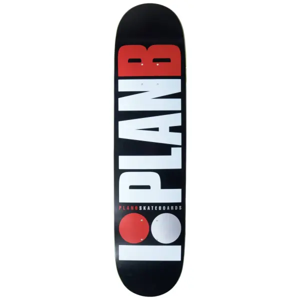 Skateboard Deck Plan B Team (8" - Red)