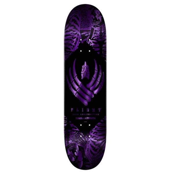 Powell Peralta Skeleton Purple Foil Flight Deck 9.0 X 32.45