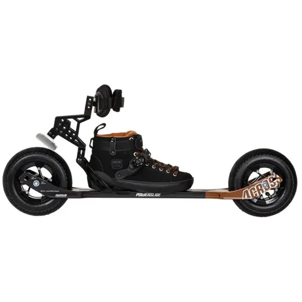 Powerslide 4-Cross 175 Nordische Schlittschuhe (Schwarz - 44)