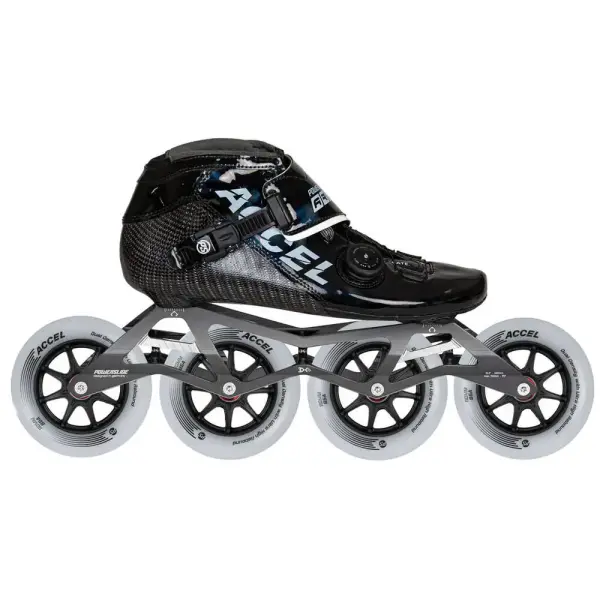 Speed Skates Powerslide Accel Black 110 (Black - 39)
