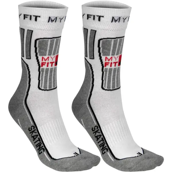 Socken MyFit Fitness Skating (Weiß - 35-38)