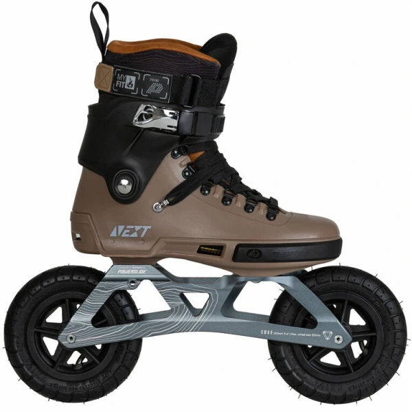 Powerslide Next Edge 150 Brown Off-road Skates (Brown - 40-41)