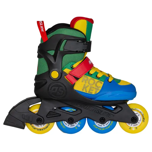 Powerslide Rocket Kinder-Inliner (Blau/Gelb/Grün - 33-36)