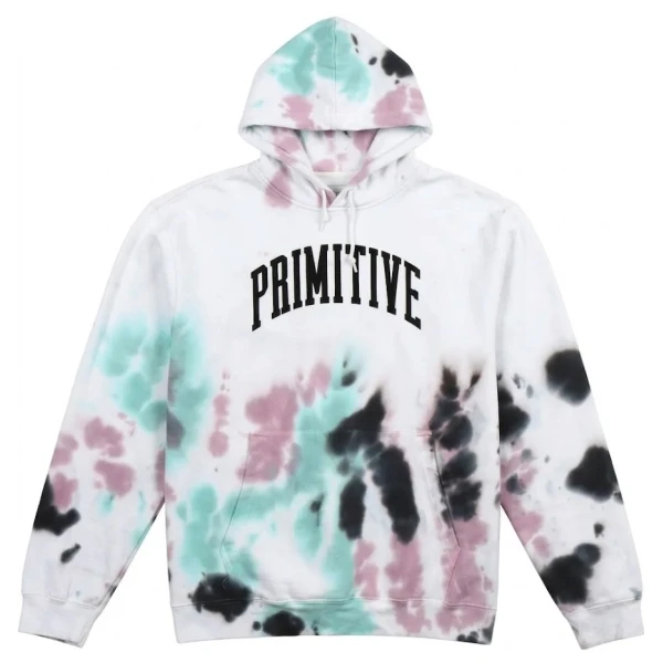 Hoodie Primitive Collegiate Washed Fleece (XL - Weiß)