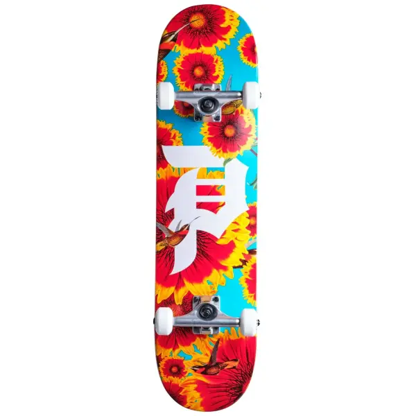 Skateboard Komplettboard Primitive Dirty P Sunflower II (8.125" - Rot)