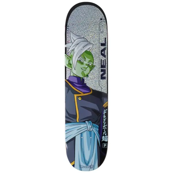 Skateboard Deck Primitive Neal Zamasu Dragon Ball Super II (8.125" - Silber)