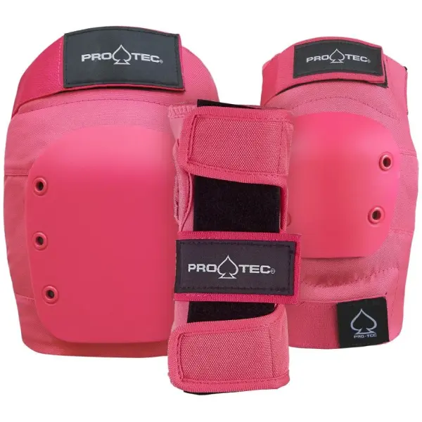 Beskyttelsessæt Pro-Tec Street (M - Pink)