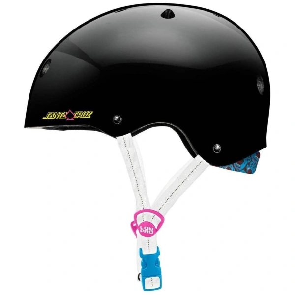 Skatehj&auml;lm Pro-Tec X Santa Cruz Low Pro (S-M - Black Gloss)