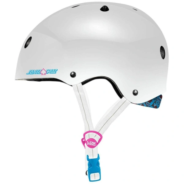 Skatehj&auml;lm Pro-Tec X Santa Cruz Low Pro (L-XL - White Gloss)