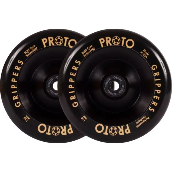 Hjul Til Løbehjul Proto Full Core Grippers 2-Pak (110mm - <span class="italic">Black on Black</span>)